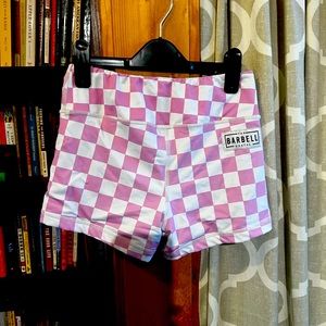 Barbell Cartell checkered shorts